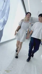 【KFC】大神商场尾随偷拍❤️白色长裙靓妹和男友逛街·白色内内跟拍前后CD超清